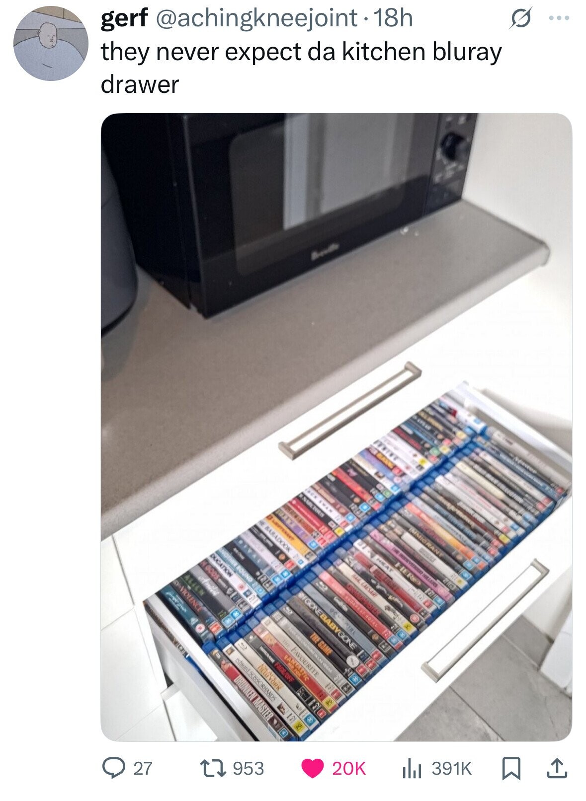 ... G gerf @achingkneejoint - 1 18h Bervillo they never expect da kitchen bluray drawer RANT IMMIC NGT HERO 1 SAIL, LAESANI - LESTERANT GoodFrida 4 BABADOOK PER GO + GINGONEBABYGONE M I 188 391K THE GAME M ROUND SLAS VEGAS of DUCATION DE THE FAVOURITE N M ! SOOD Za FANTASTIC PO Amilia th is I FACE/OFF ALIEN H NEW YORK M IS - edward SOSSORHANDS PO 20K 5 DRUNKEN MASTER NOR 953 27 