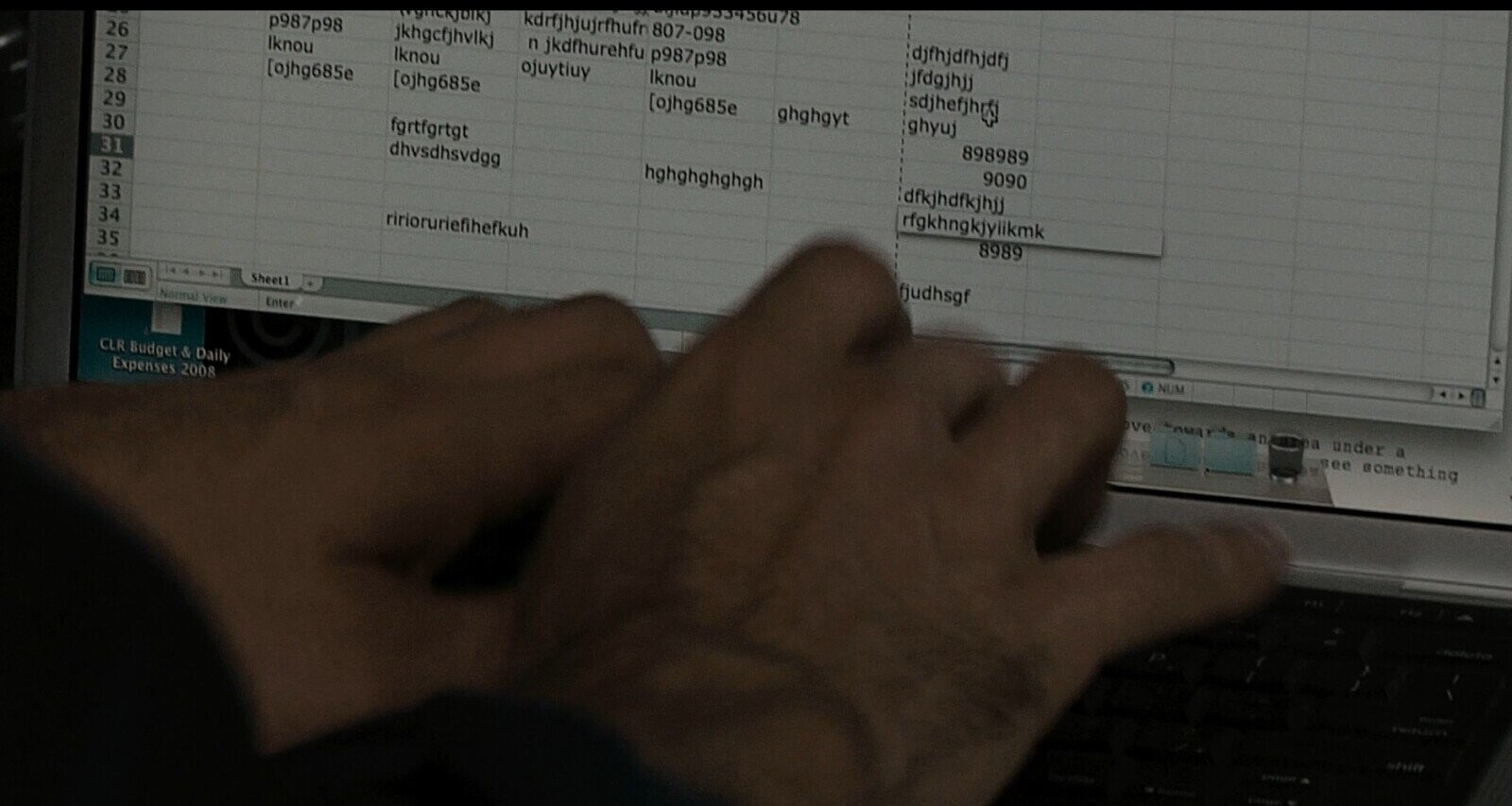 kdrfjhjujrfhufr 807-098 p987p98 djfhjdfhjdfj jkhgcfjhvlkj 26 n jkdfhurehfu p987p98 Iknou Iknou jfdgjhjj ojuytiuy 27 Iknou [ojhg685e [ojhg685e sdjhefjh 28 [ojhg685e ghghgyt ghyuj 29 fgrtfgrtgt 898989 30 dhvsdhsvdgg 9090 31 hghghghghgh dfkjhdfkjhjj 32 rfgkhngkjylikmk 33 ririoruriefihefkuh 8989 34 35 fjudhsgf Sheet1 Normal View Enter NUM CLR Budget & Daily Expenses 2008 ove an ра under a see something dohito natural white
