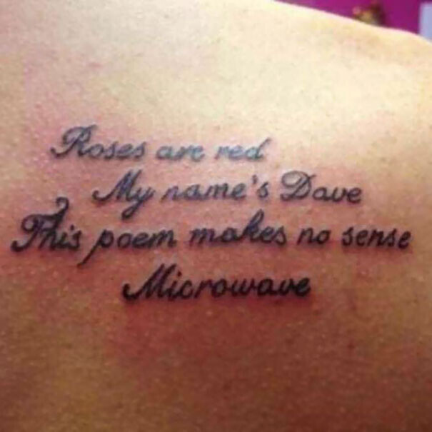 22 Tattoos Where We’re At A Loss For Words