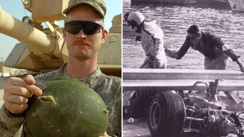 16 Photos of What it Looks Like to Cheat Death