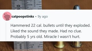 32 of the Wildest Things People Did As Children
