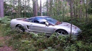 Cars Parked, Abandoned Or Wrecked In Wild Places