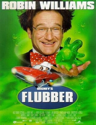 ROBIN WILLIAMS DISNEY'S FLUBBER سم - ubber -