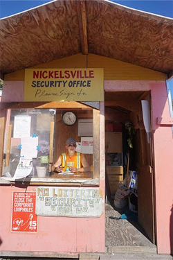 NICKELSVILLE SECURITY OFFICE Pleare Sig Ir. NC LOTERIN DIIGE THE SECUIRITE DOPRE LOPMOLES 91 199 15 