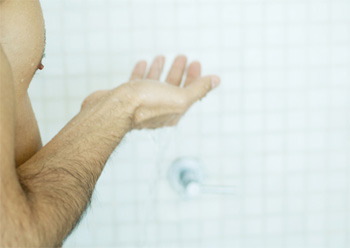 If a man gets hard showering, that doesn't mean he wants to fuck loofahs.