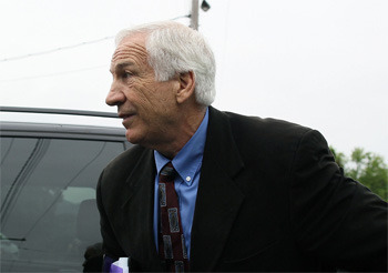Officials blamed the rise mainly on Jerry Sandusky. (Not a joke.)