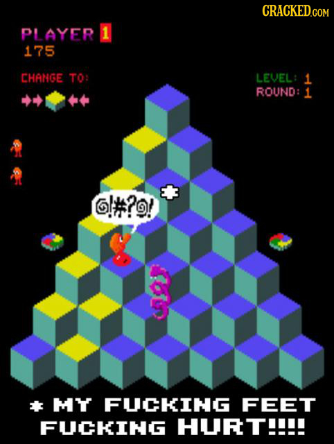 PLAYER 1 175 CHANGE TO: LEVEL: 1 ROUND: 1 6!#?! Mt FUCKINIG FEET FUCKINIG HUAT!!!