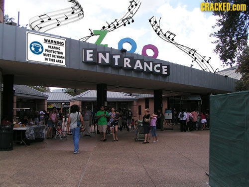 CRACKED.COM ha WARNINO WLANING P40T1CT1ON ENTRANCE w21t r WON IN nes AMTA