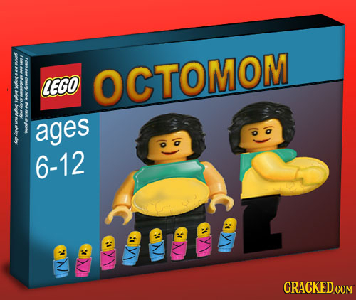 LEGO OCTOMOM cin rine ages 6-12 CRACKED COM 