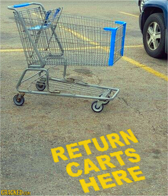 RETURN CARTS HERE CRACKEDCON
