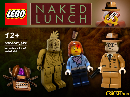 NAKED LEGO R LUNCH 12+ 692&5z*:S Includes a lot of weird shit CRACKED.COM 