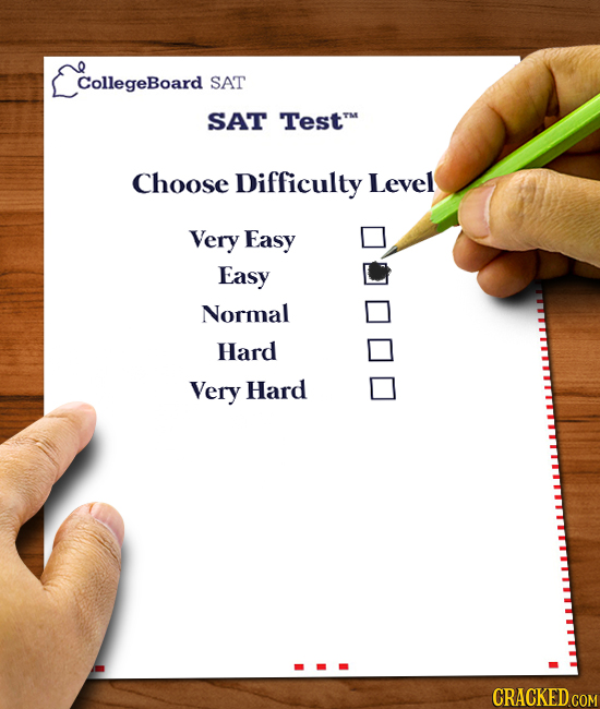 EcollegeBoard CollegeBoard SAT SAT Testm Choose Difficulty Level Very Easy Easy Normal Hard Very Hard CRACKED COM