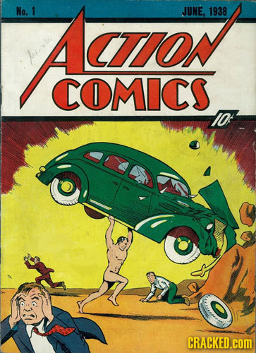 No. Aaron 1 JUNE, 1938 CTON nb COMICS I0f CRACKED.cOM