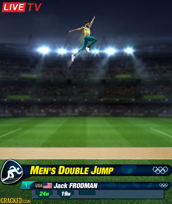 LIVE TV MEN'S DOUBLE JUMP 1 USA Jack FRODMAN 24m 19M