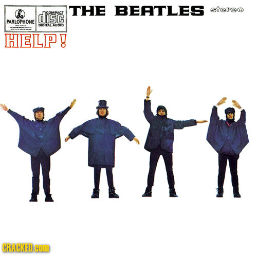 THE BEATLES stereo BCOMDACT oIsC PARLOPHONE DIGITOL ADO HELP! CRACKEDO COM