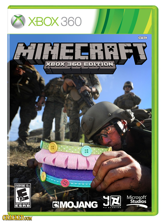 XBOX 360 MIMECRRET NTSC XBOX 360 EDITION EVERYONE 10t 10 JR Microsoft Studios BATED RY CMOJANG