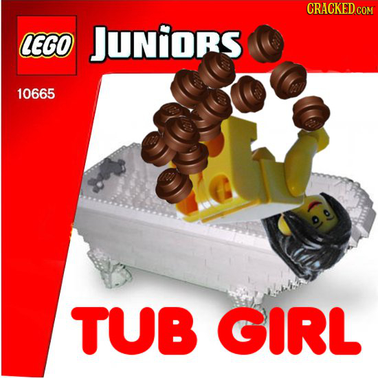 CRACKED COM LEGO JUNiORs 10665 TUB GIRL