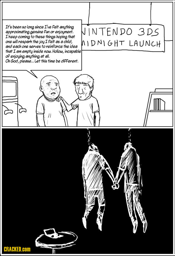 It's been so long since I've felt anything NINTENDO approximating genuine fun 3DS or enjoyment. keep coming to these things hoping that one will respa