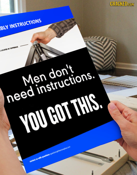 CRACKEDCOR INSTRUCTIONS BLY TVERACS LOCATDM don't Men instructions. need THIS. GOT YOU mtineestonevmontn wtk ONE