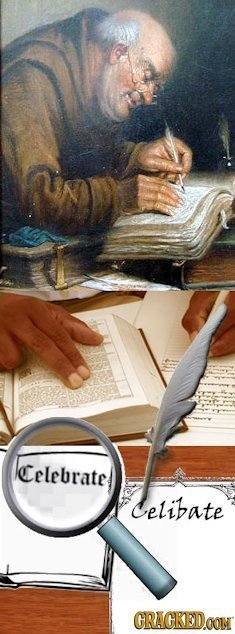 Celebrate celibate GRACKEDOON