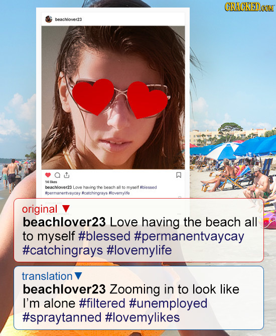 CRACKED beachlover23 14 kes beachlover23 Love having the beach all to myself #blessed #permanentvaycay #catchingrays #lovemylife original beachlover23