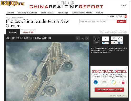 CRACKEDOON : CHINAREALTIMEREPORT NIT * Markets Economy & Busineas Law B Politics Technology Emvtronment & Healith Culturo Chantgelanguage Photos: Chin