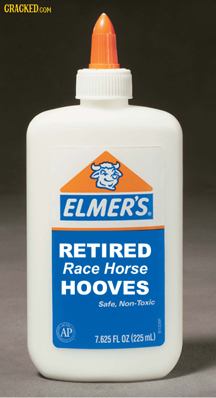 ELMER'S. RETIRED Race Horse HOOVES Safe, Non-Toxic D AP 7.625 FL OZ (225 mL)