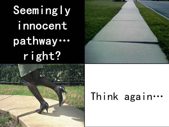 Seemingly i nnocent pathway.. ight? Think again... 