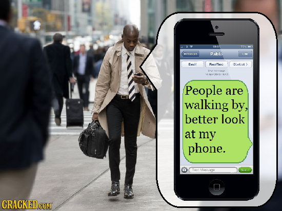 IR:124 TT PAL-A Pahlo Fait EYi 2ni MAO People are walking by, better look at my phone. Tooc N1ess agt 