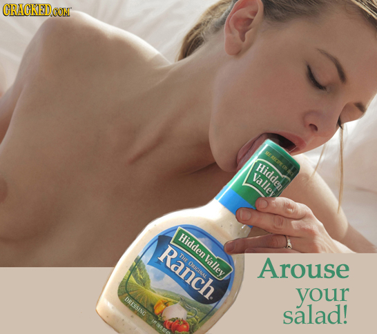 SEERECIPE OR Hidden Valley Hidden Ranch THE Valley ORICINAL Arouse your DRESSING salad!