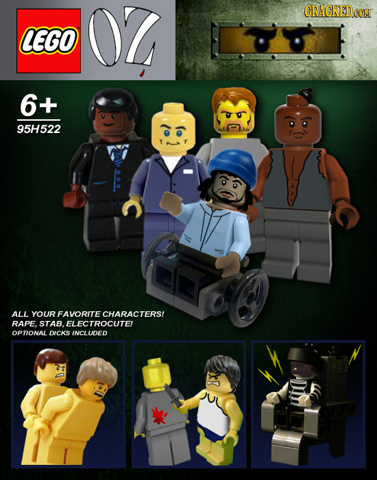 OZ CRACKEDCO LEGO 6+ 95H522 ALL YOUR FAVORITE CHARACTERS! RAPE. STAB. ELECTROCUTE! OPTIONAL DICKS INCLUDED