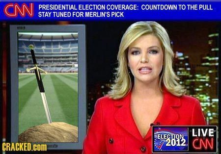 d PRESIDENTIAL ELECTION COVERAGE: COUNTDOWN TO THE PULL STAY TUNED FOR MERLIN'S PICK its LIVE ELECTIONT 2012 C CRACKED.COM