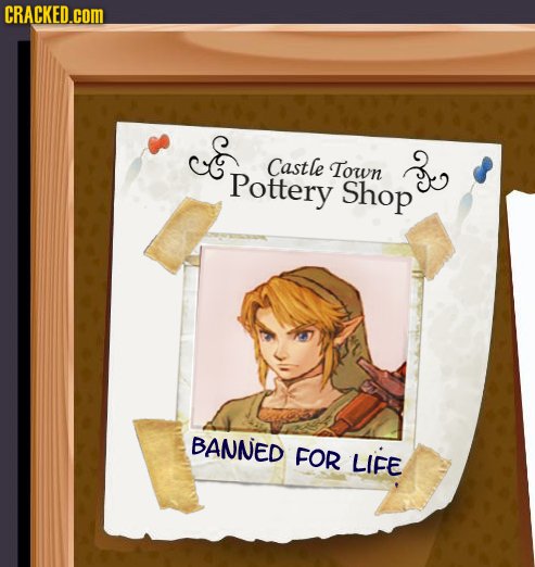 CRACKED.COM cEe Castle Pottery Town Shop BANNED FOR LIFE 