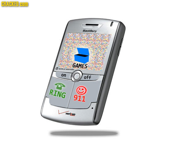 CRACKED Hom BlackBemy GAMES Vo on off RING 911 verizon