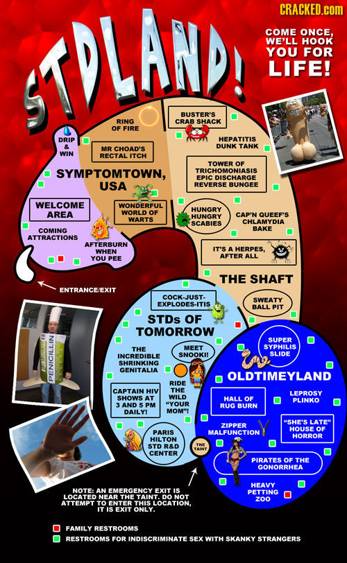 DLANDE CRACKED.cOM COME ONCE, WE'LL HOOK YOU FOR LIFE! BUSTER'S RING CRAB SHACK OF FIRE DRIP HEPATITIS & DUNK TANK MR CHOAD'S WIN RECTAL ITCH SYMPTOMT