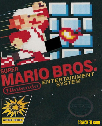 SUPER BROS. MARIO ENTERTAINMENT Niniendo 21171 ACTION SERIES CRACKED.cOM