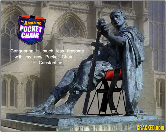 TA Amazin POCKET CHAIR Conquering is much less tiresome with my new Pocket Chair Constantine BiconoVer CRACKED.coM