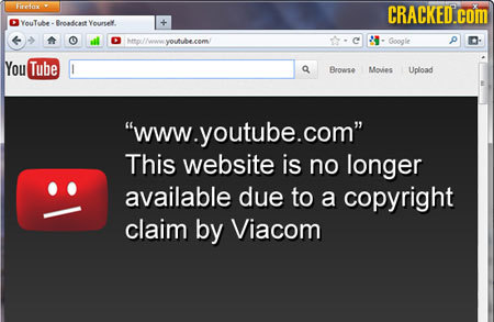 reax CRACKED.COM YouTube- Broadead Yoursel. hetpu wwwyoutube.cems C Google P You Tube Browse Moies Upload www.youtube.com This website is no longer
