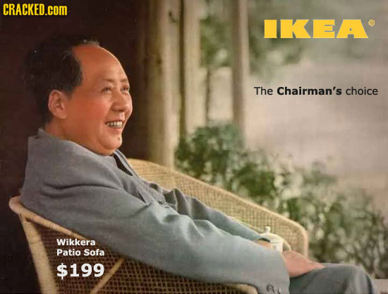 CRACKED.cOM IKEA The Chairman's choice Wikkera Patio Sofa $199