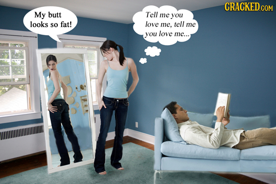 CRACKED CON My butt Tell me you looks so fat! love me, tell me you love me...