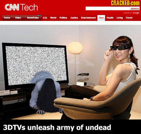 CRACKED:coM CNN Tech MARCH Coesk TA Home Wdon NewPulse US Werid Polllles atien Fntartalmn Tech Hea Living Travel 3DTVs unleash army of undead 