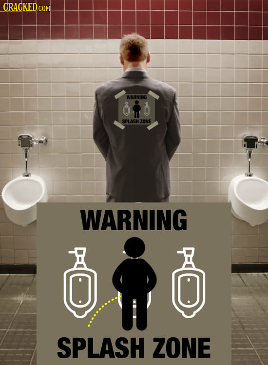 CRACKED.COM WARNING O SPLASH ZONE WARNING SPLASH ZONE