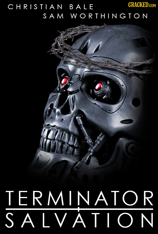 CHRISTIAN BALE CRACKED.COM SAM WORTHINGTON TERMINATOR SALVATION