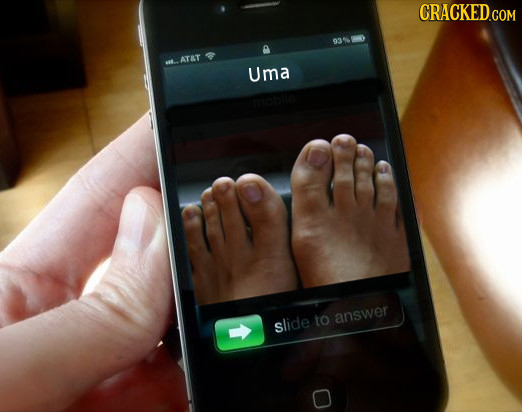 93 ATET Uma mobllo answer slide to