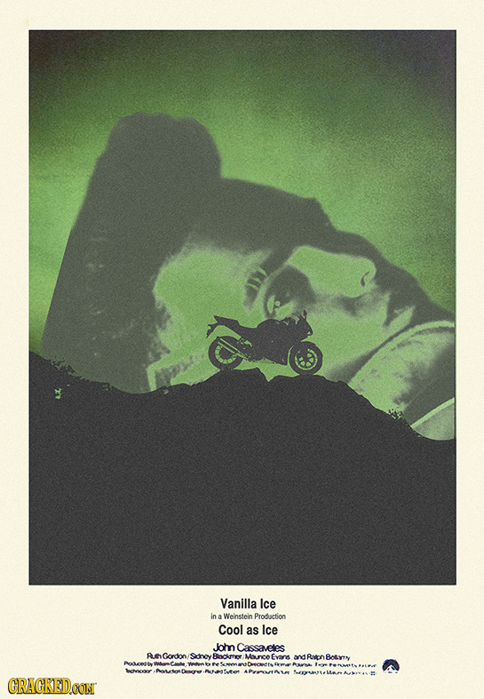 Vanilla Ice in a in a a Weinstein Production Cool as Ice Jom Cassavetes Ath Gordon Sney Bioclierer MAnnce Rton Boty CRAGKEDCON