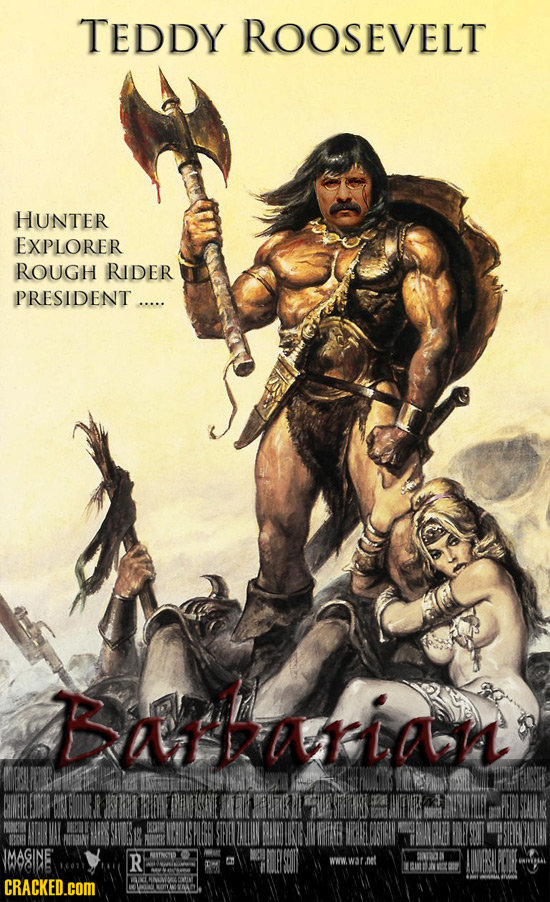 TEDDY ROOSEVELT HUNTER EXPLORER ROUGH RIDER PRESIDENT ..... Eekiath IMAGINE R CRACKED.cOM