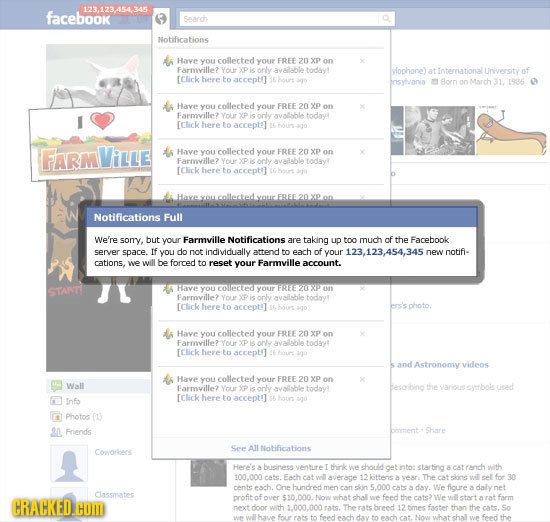 123.123.454.345 facebook Saar Notifications Hawe you collected your FREE 20 XP on Farmville? Your orly avawbla todayi wophone) at tinternational Linve