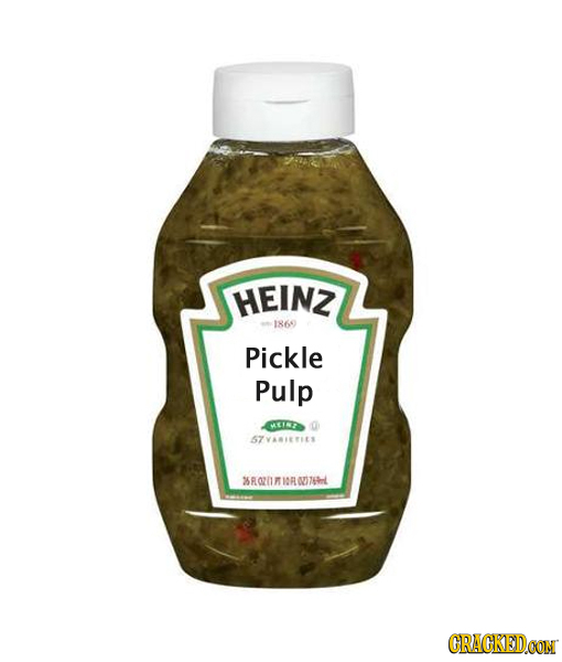 HEINZ 1860 Pickle Pulp S7VAIETIES 8ROZ01R10R00761 CRAGKEDCON