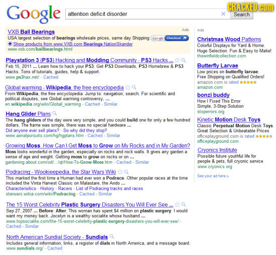 If Google Search Results Had a Sense of Humor