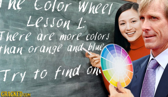 ne Olor Wheer LESSON L: here arl morl color! han orangl and blie Try to find on CRACKEDcO